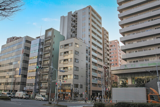 パークリュクス小石川の外観写真 - 文京区小石川1丁目16番13号