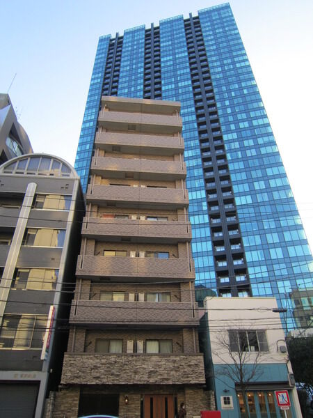 パークウェル麻布十番の外観写真 - 港区三田1丁目6番6号