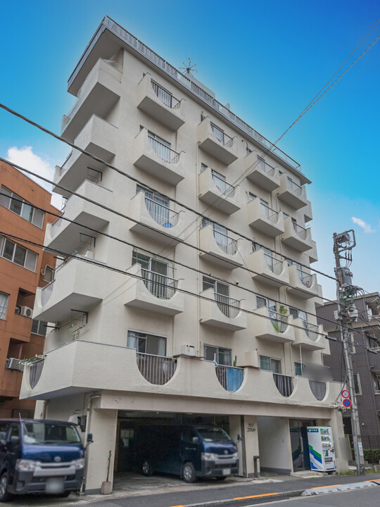 サンフラットマンションの外観写真 - 文京区大塚5丁目13番10号
