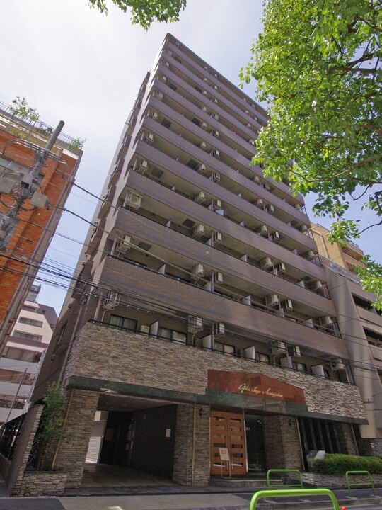 ガラステージ麻布十番の外観写真 - 港区麻布十番2丁目18番5号