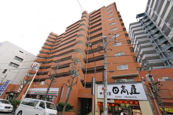 朝日江戸川橋マンションの外観写真 - 文京区関口1丁目10番11号