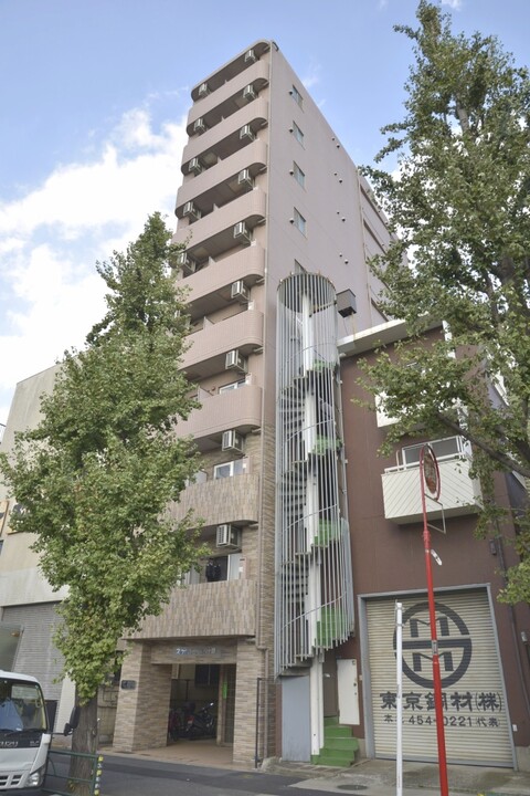 スカイコート麻布十番の外観写真 - 港区南麻布1丁目7番27号