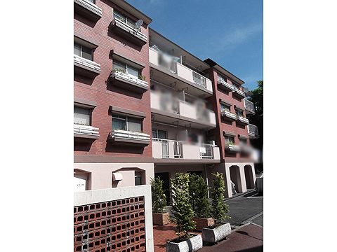 上原グリーンハイム1号棟のエントランス・共用部