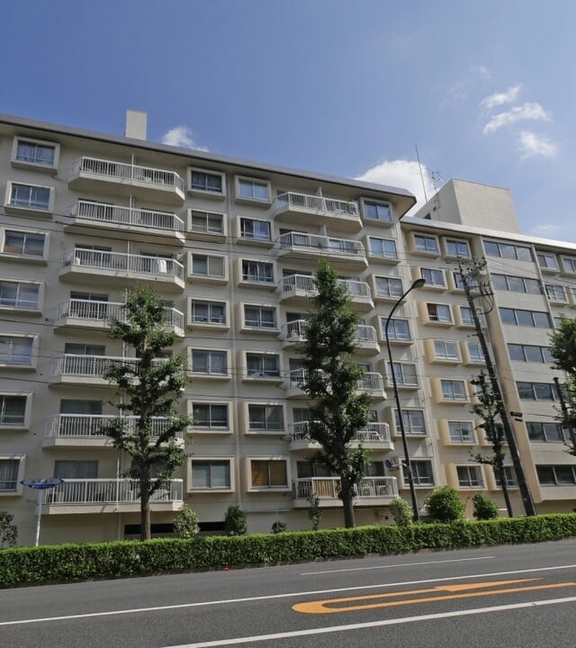 等々力ビューハイツのエントランス・共用部