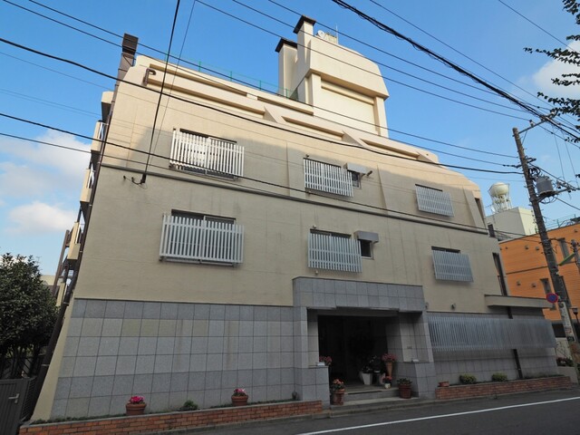 上野毛スカイハイツのエントランス・共用部