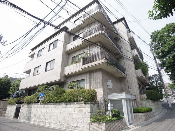 有栖川パークマンションの外観写真 - 港区南麻布5丁目13番6号