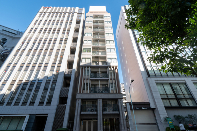 デュオスカーラ兜町のエントランス・共用部