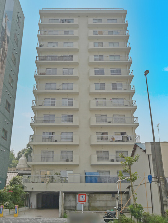 三田シャスターマンションの外観写真 - 港区三田4丁目1番35号