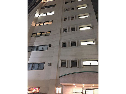 外苑コーポのエントランス・共用部