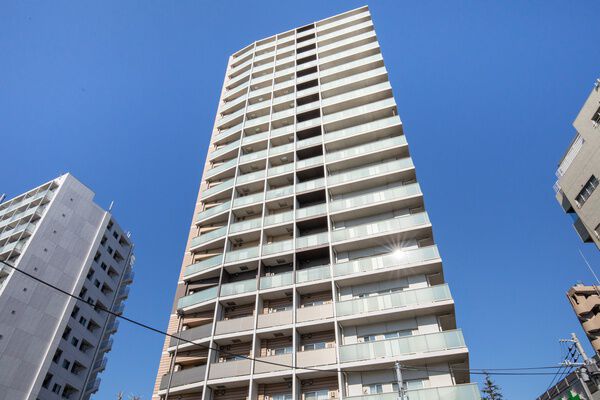 パークリュクス白金高輪の外観写真 - 東京都心の高級マンション