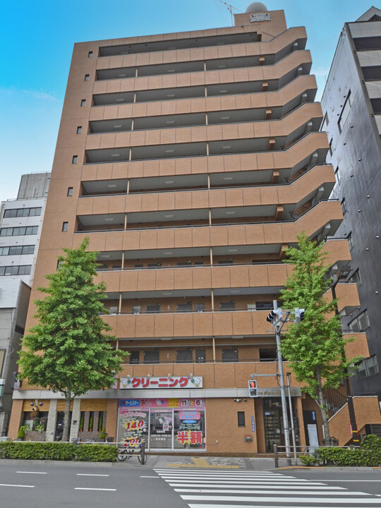 ライオンズマンション八丁堀の外観写真 - 中央区八丁堀4丁目14番1号