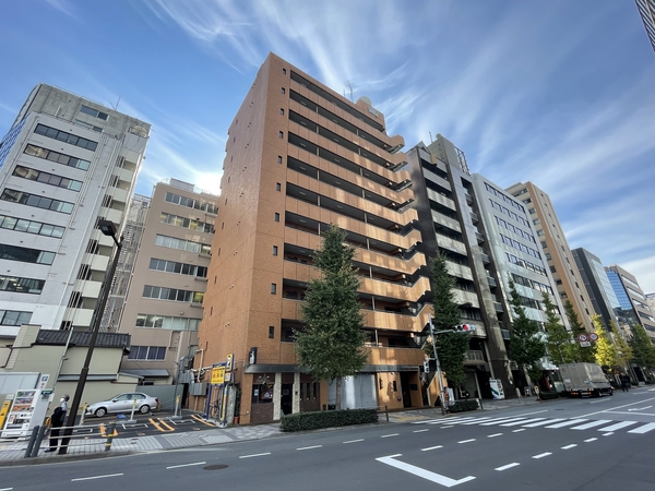 ライオンズマンション八丁堀の外観写真 - 中央区八丁堀4丁目14番1号